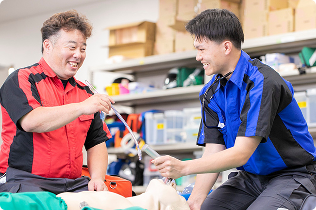 医療技術学科　救急救命士コース　山下　大貴さん　宮崎県立都城泉ヶ丘高等学校出身