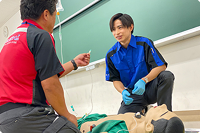 医療技術学科 救急救命士コース　樋口　雄大さん　大分県立大分西高等学校出身